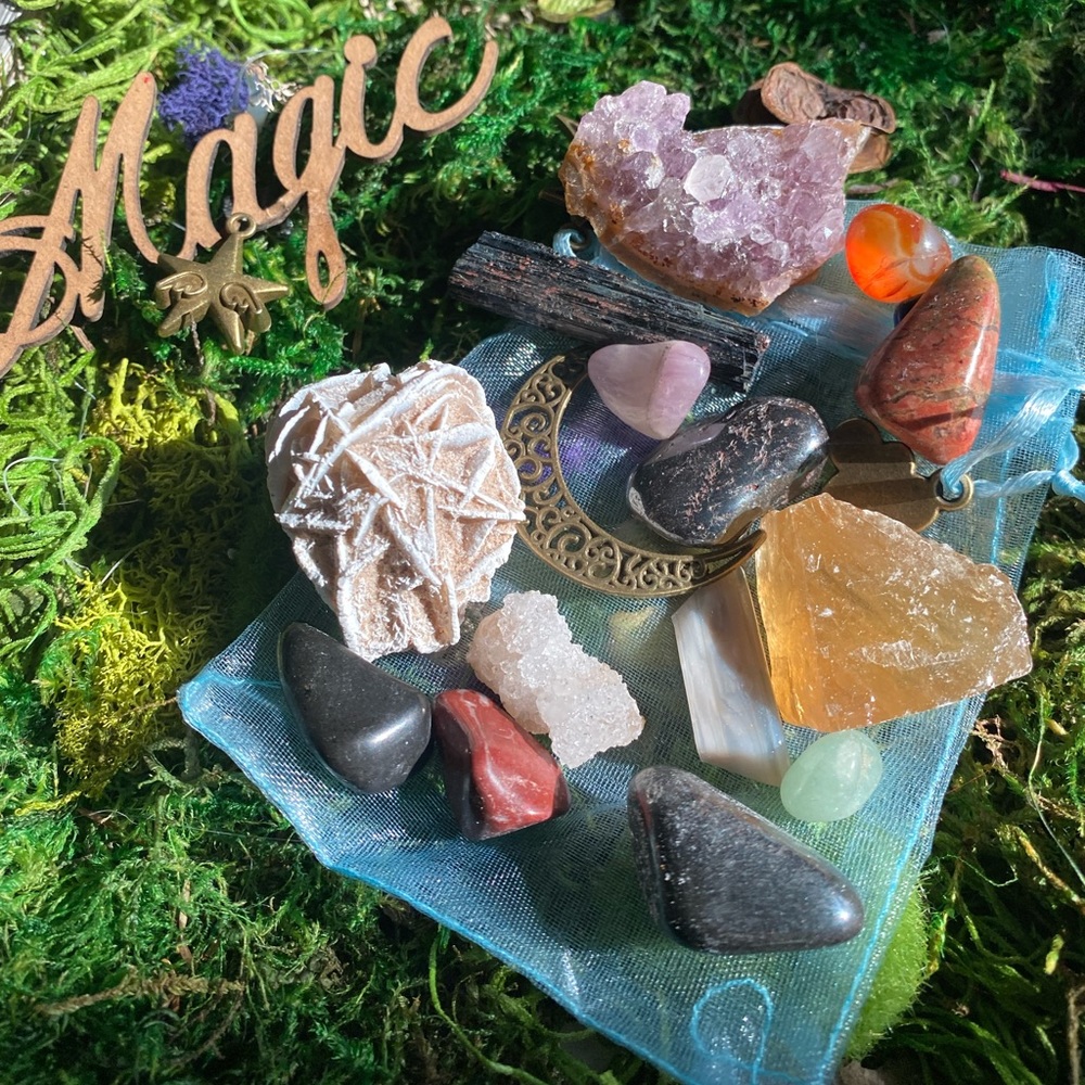 14 Piece Crystal Astral Projection Collection